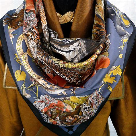 hermes texas wildlife scarf|hermes scarf kermit oliver.